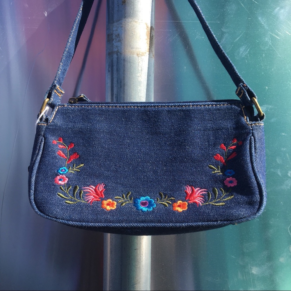 Y2K denim handbag